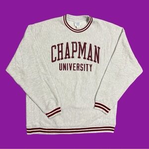 90s Chapman University Reverse Weave Sweatshirt